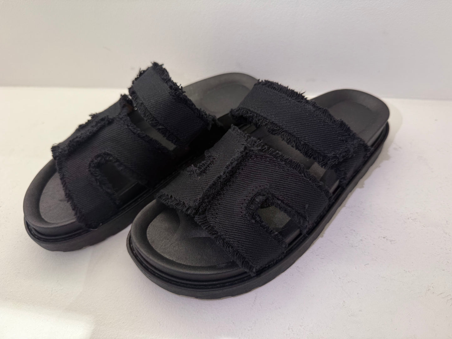 Mules jean noir